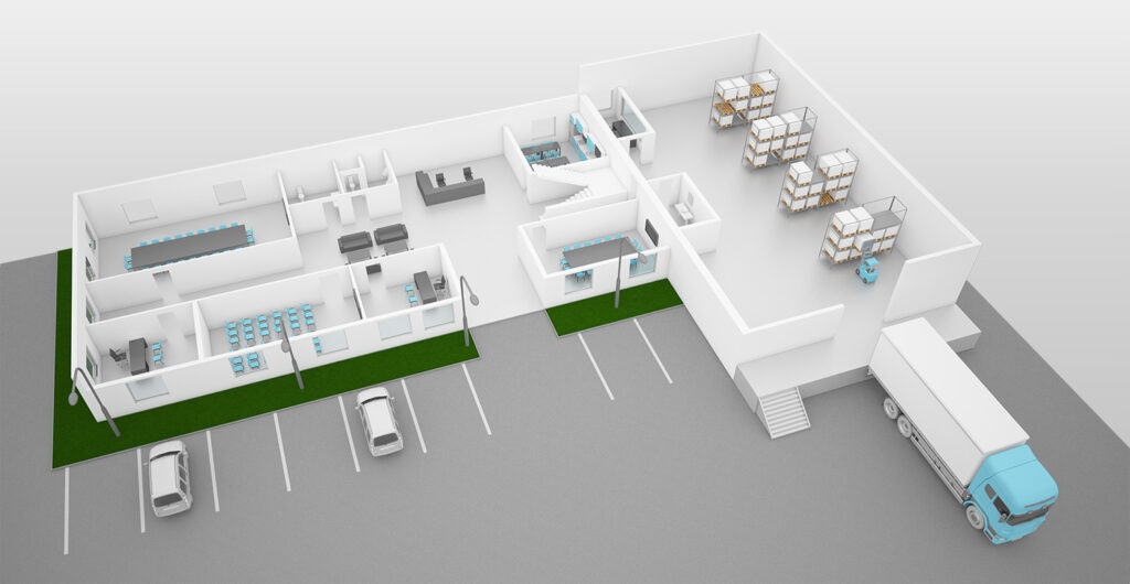 Commercial Property in Maintal-Dörnigheim – Office Building and Warehouse Complex with Stable Rental Income